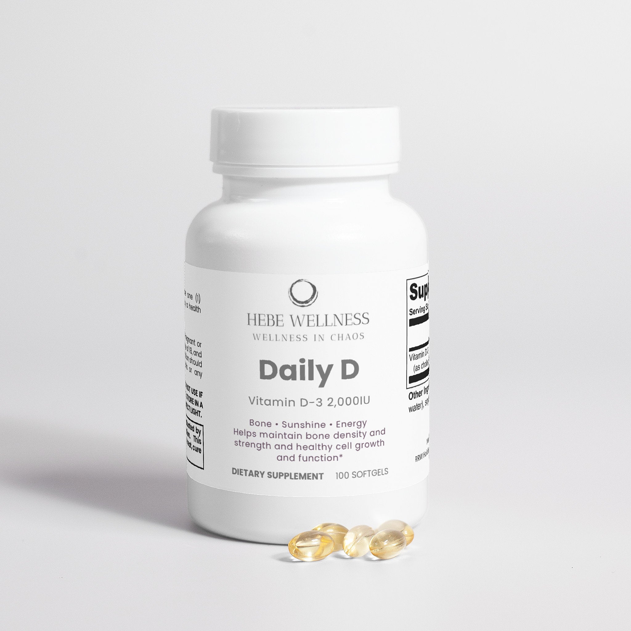 Daily D Perimenopause Support Vitamin D3 2,000 IU