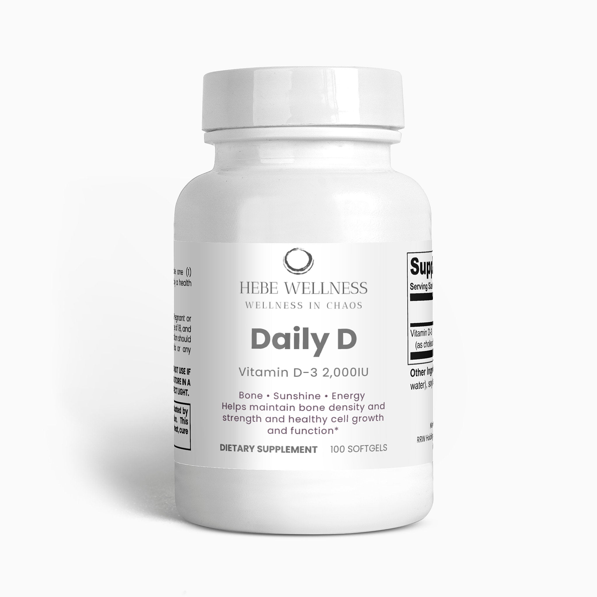 Daily D Perimenopause Support Vitamin D3 2,000 IU