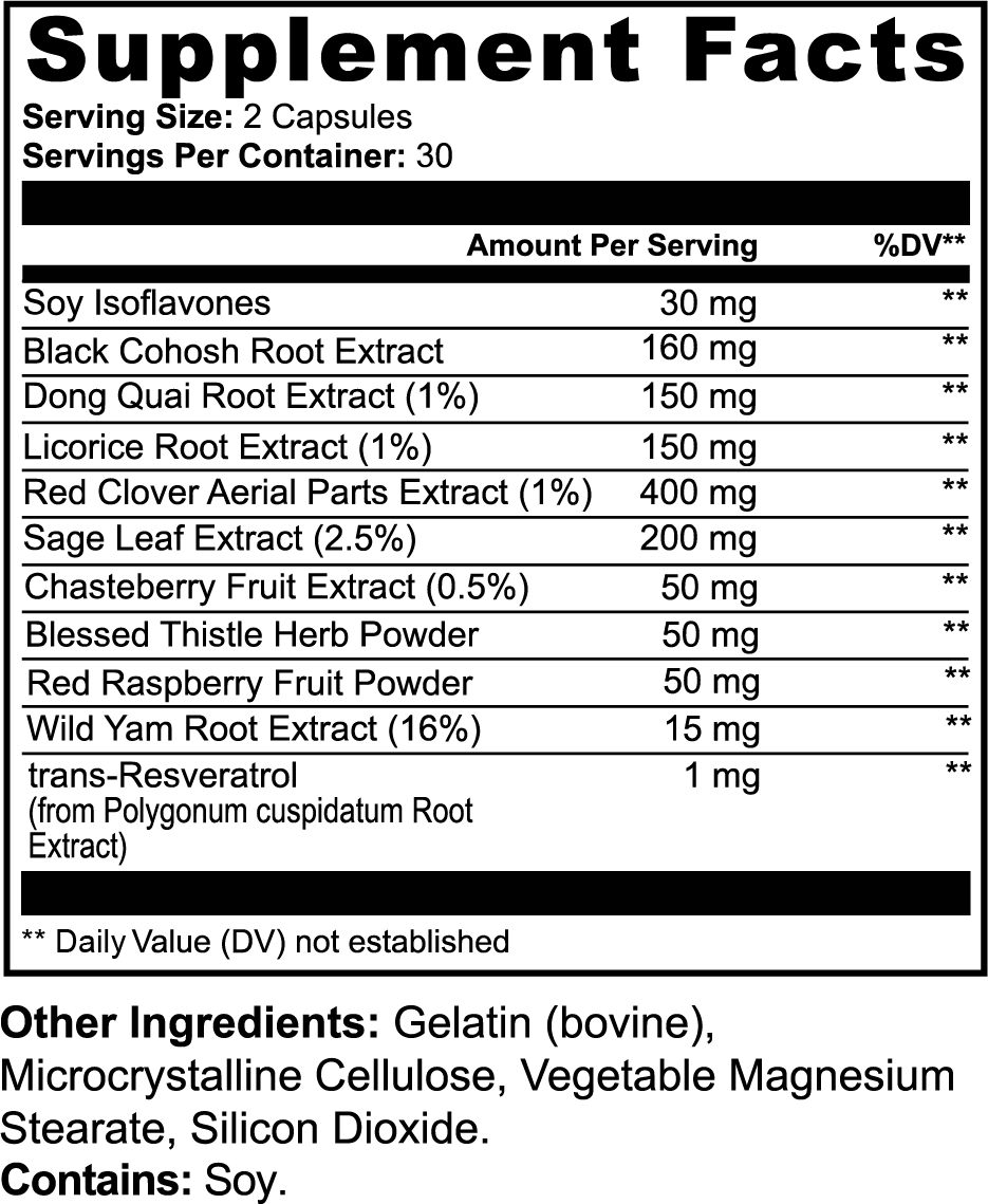 THE PAUSE  Women's Vitality Formula